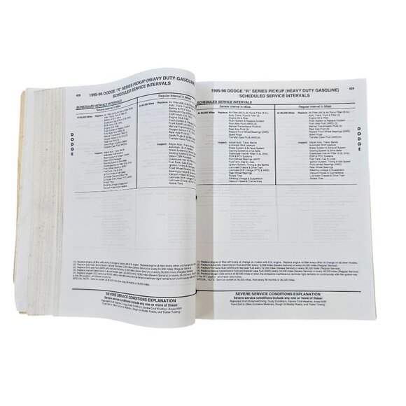 Mitchell Maintenance Service Intervals 1983 - 96 Cars Truck Vans Domestic Import - Picture 12 of 16